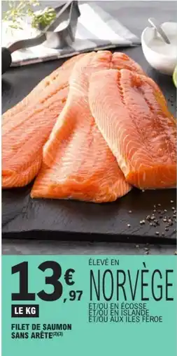 E.Leclerc Filet de saumon sans arête offre