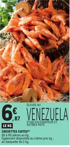 E.Leclerc Crevettes Cuites offre