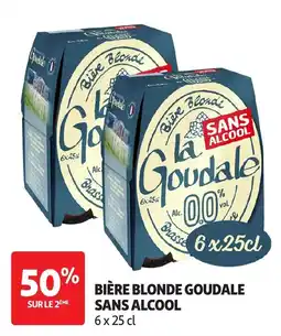 Auchan La Goudale Bière Blonde sans alcool offre