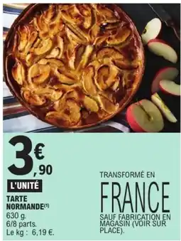 E.Leclerc TARTE NORMANDE offre