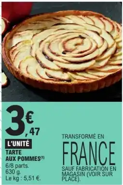E.Leclerc Tarte aux pommes offre