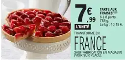 E.Leclerc Tarte aux fraises offre
