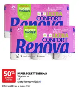 Auchan Renova Papier toilette offre