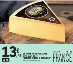 E.Leclerc MAISON MONTS & TERROIRS LE SAINT MONT DES ALPES offre