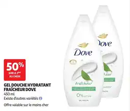 Auchan Dove Gel Douche Hydratant Fraîcheur offre