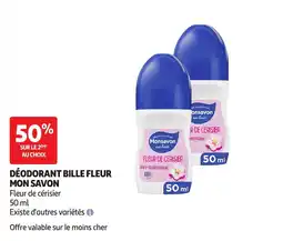Auchan Monsavon Déodorant bille offre