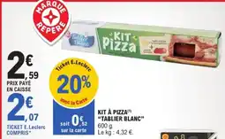 E.Leclerc Tablier Blanc Kit Pizza offre