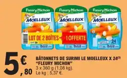 E.Leclerc Fleury Michon Bâtonnets de surimi offre
