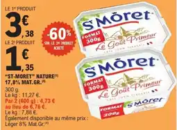 E.Leclerc ST 'Moret nature 17,8% mat gr offre