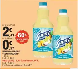E.Leclerc Sunny Delight Hawai paradise offre