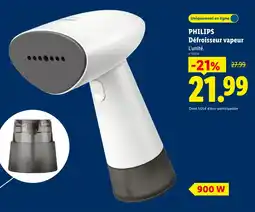 Lidl Philips Défroisseur vapeur offre