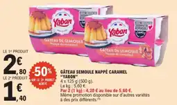 E.Leclerc Yabon Gâteau de semoule offre