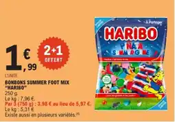 E.Leclerc HARIBO BONBONS SUMMER FOOT MIX offre