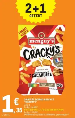 E.Leclerc menguy's CRACKY'S offre