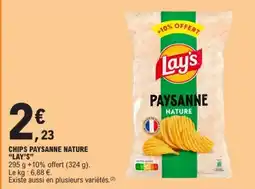 E.Leclerc Lay's Chips Paysanne Nature offre