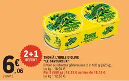 E.Leclerc LE SAVOUREUX THON ENTIER offre