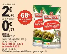 E.Leclerc Olives Menguy's offre