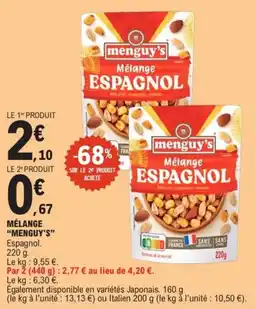 E.Leclerc menguy's Mélange Espagnol offre