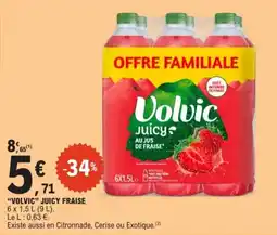 E.Leclerc Volvic Juicy Fraise offre