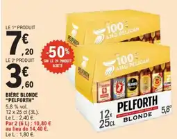 E.Leclerc PELFORTH Bière blonde offre