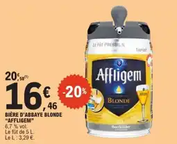 E.Leclerc Affligem BIÈRE D'ABBAYE BLONDE offre