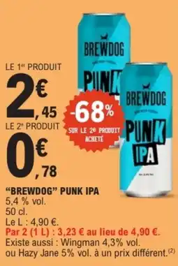 E.Leclerc BREWDOG PUNK IPA offre