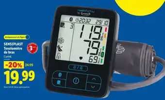 Lidl SENSIPLAST Tensiomètre de bras offre