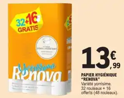 E.Leclerc Renova Papier hygiénique offre