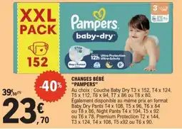 E.Leclerc Pampers baby-dry offre