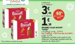 E.Leclerc Express Lotus Biscoff Bâtonnet glacé offre