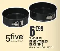 La Foir'Fouille 5five Simply Smart 2 MOULES DÉMONTABLES DE CUISINE offre