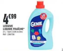 La Foir'Fouille GENIE Lessive liquide fraîche offre