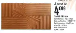 La Foir'Fouille ROOON TAPIS DESIGN offre