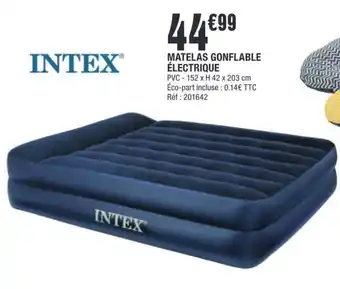 INTEX MATELAS GONFLABLE ÉLECTRIQUE