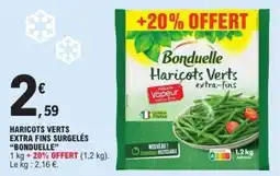 E.Leclerc Express Bonduelle Haricots Verts extra-fins offre