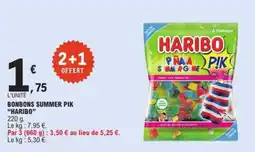E.Leclerc Express HARIBO BONBONS SUMMER PIK offre