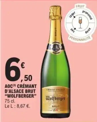Wolfsberger CRÉMANT D'ALSACE BRUT