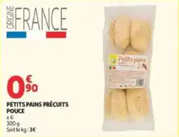 Auchan Supermarché Petits pains Pouce offre