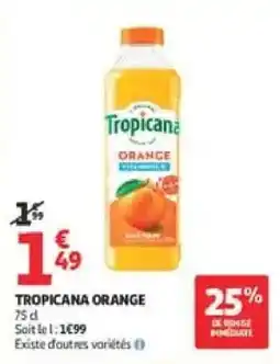Auchan Supermarché Tropicana Orange offre