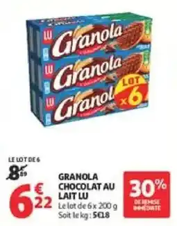 Auchan Supermarché LU Granola offre