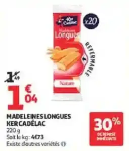 Auchan Supermarché KER CADÉLAC MADELEINES LONGUES offre