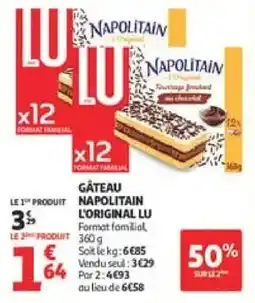 Auchan Supermarché LU NAPOLITAIN offre