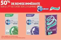 Auchan Supermarché Freedent White offre
