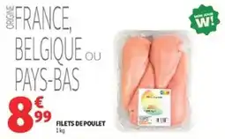 Auchan Supermarché COLONA Filets de poulet offre