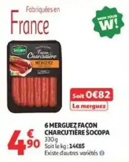 Auchan Supermarché SOCOPA Merguez offre
