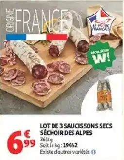 Auchan Supermarché SÉCHOIR DES ALPES offre