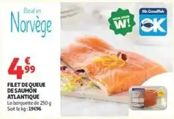 Auchan Supermarché Mr.Goodfish Filet de queue de saumon atlantique offre