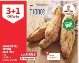 Auchan Supermarché Baguette offre