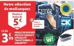 Auchan Supermarché Mr. Goodfish Moules de Bouchot offre