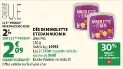 Auchan Supermarché Mimolette Edam offre